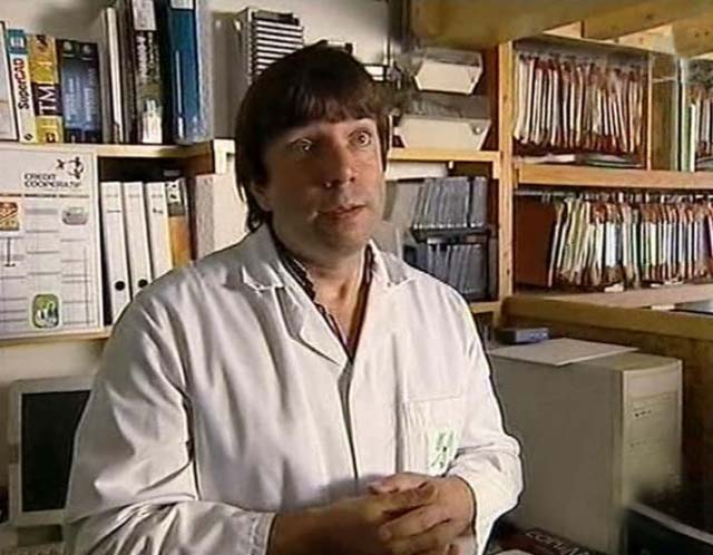 Bruno Chareyron, physicien de la CRIIRAD (2005).